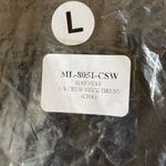 Michael Lauren MLM-8051-CSW Harvest L/S Crew Neck Dress Size Large Charcoal (F4) Photo 7