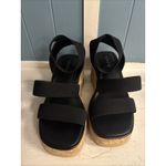 Torrid Strappy Platform Wedge Triple Band Stretch 7.5WW Women’s Wide Width Photo 3