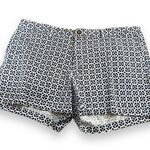 Attention 5/$65 Womens Shorts Sz 18 Blue White Geometric Pattern Casual Summer Photo 3
