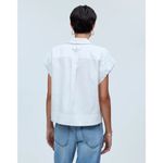 Madewell $85 New Flap-Pocket Button Up Shirt - White Linen - XS Photo 2