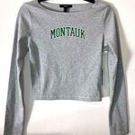 Forever 21  Montauk New Basics Collection Ribbed Long Sleeve Top Women’s Sz M NWT Photo 0