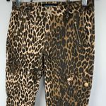 Ashley Mason NWT  Leopard Skinny Cargo Pants Photo 8