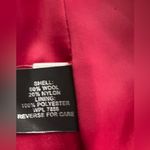 Anne Klein  red wool coat Photo 5