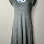 American Eagle  Grey Ribbed Short Sleeve Dress Women's XS Photo 0