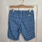 The North Face  Women’s Blue Plaid Bermuda Hiking Outdoor Shorts W-558 Sz 4 Photo 6