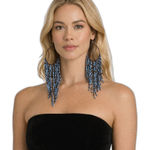 Source Unknown Tribal Handcrafted lightweight Seed Bead Hoop Fringe earrings Boho Hippie Beach Photo 0