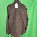 Universal Standard NWT  Womens Black Stretch Denim Jacket 2XS‎ 6 Photo 1
