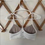 Lululemon Athletica White Flow Y Bra Size 6 Photo 2