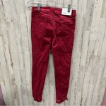 Cello NWT Red Skinny Jeans Shark Bite Frayed Hem Photo 4
