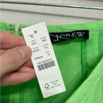 J.Crew NWT Stretch Linen-Blend Midi Pencil Skirt in Bright Green - Size 10 Photo 3