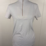THE TAILORED SPORTSMAN 1/4 ZIP White SHORT SLEEVE ICEFIL RIDING TOP SZ Small Photo 0