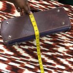 Y2K 2000s Gothic Whimsygoth Southwestern Navajo Purple Brown black Turquoise Bead Leather Silver Studded Rhinestone Shoulder Hand Bag Purse #cross #skull #angel #wings Photo 5