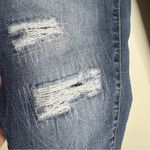 Natural Reflections  vintage reunion distressed patchwork blue jeans size 28 Photo 3