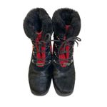 Sorel Soho Chianti Winter Hiking Lace Up Boots Deadstock NIB Sz 7 Suede Black Photo 3