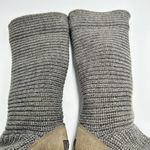 UGG  Australia Cardy Classic Knit Tall Sweater Boots Gray Women Size 7 Photo 4