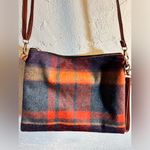 Crossbody flannel plaid bag w removable straps Photo 2
