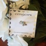 City by City Rhinestone Silver Ring Size 8 Photo 0