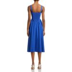 AQUA ‎ Women's Royal Blue Rayon Blend Midi Dress - Casual Cocktail Photo 1
