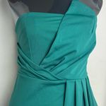 Elegant Teal Strapless Dress with zipper back cocktail party Large NWOT Green Photo 1
