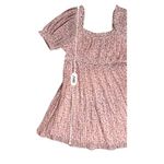 Beyond Words Pink Floral Pleated Cottagecore Fit & Flare Dress XL Prairie Vibes Photo 6