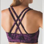 Lululemon Energy Bra (Shibori) Shibori Darkest Magenta Black Photo 2