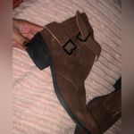 Anthropologie  Double Buckle Ankle Boots suede casual western boho fall $120 Photo 6