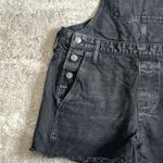 Madewell  Adirondack Shorts Womens Small Overalls Washed Black Shortalls Denim Photo 2