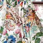 Figueroa & Flower Womens Shirt Blouse Sheer Floral Mixed Print 3/4 Sl Plus 1X Gold Photo 7