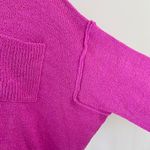 Lumière New Boxy Pocket Pullover Sweater Pink Photo 8