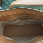 Tod's Vintage 90s Tod’s Tan Di Bag Top Handle Zip Closure Tote Purse Photo 6