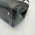 Coach Stanton Carryall handbag in stamped snakeskin leather Dark blue Photo 7