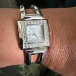 Fossil  rhinestones square face watch with links Photo 0
