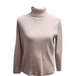 Ralph Lauren Lauren Women's Pink Ribbed Cotton Turtleneck Sweater 1X Photo 0