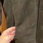 Lands' End LANDS’END womens brown zip up fleece size large . Photo 1
