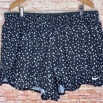 Nike Plus Size  10K Americana Running Shorts Black with Silver Star detailing Photo 0