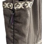 Loft NWT Sleeveless Embroidered Sequin Trim Dress Brown Size 2 Feminine Babydoll Photo 7