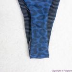 NEW Acacia Mateo bikini‎ bottom leopard animal print blue Amur, S Blue Photo 11
