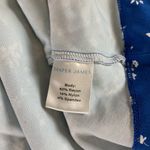 Draper James  Blue White Floral‎ Fit And Flare Dress L Southern Feminine Photo 4