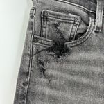 AGOLDE denim black grey Sophie Hi Rise Skinny Amplify distress Jeans size 29 Photo 6