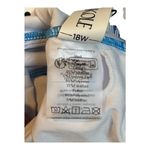 Hanna Nikole Plus Size Swim Dress Diamond Print Halter Neck Swimsuit 18W NWT Blue Photo 10