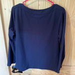 Rafaella  navy blue shirt size medium Photo 3