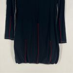 Dzhavael Couture Seamed Floral Patchwork Long Sleeve Cowl Neck Dress Lagenlook M Black Size M Photo 11