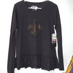 NFL new orleans saints bejeweled long sleeve top Photo 0