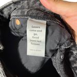 PacSun  black/charcoal jean mini skirt size 27‎ Photo 5