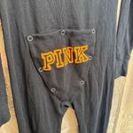 Victoria's Secret PINK VS RARE Skeleton Bad & Boos-y Black Orange Halloween Romper Large Photo 4