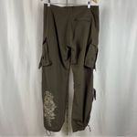 Nike Y2K Large Embroidered Cargo Baggy Oversized Loose Artsy Hippie Boho Pants Photo 1