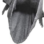 Zadig & Voltaire Winter Fringes Wool/Angora Blend Mini Dress in Grey Photo 7