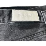 RE/DONE  70s High Rise Shorts Women’s 29 Broken Black Distressed Button Fly Photo 7