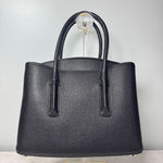 Kate Spade  Black Leather Margaux Satchel Tote with Crossbody Strap Photo 3