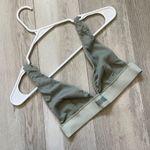SKIMS Plunge Bralette cotton triangle womens Green (small) comfy casual ribbed Photo 0